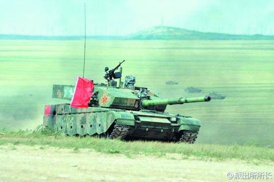 中国最新型主战坦克