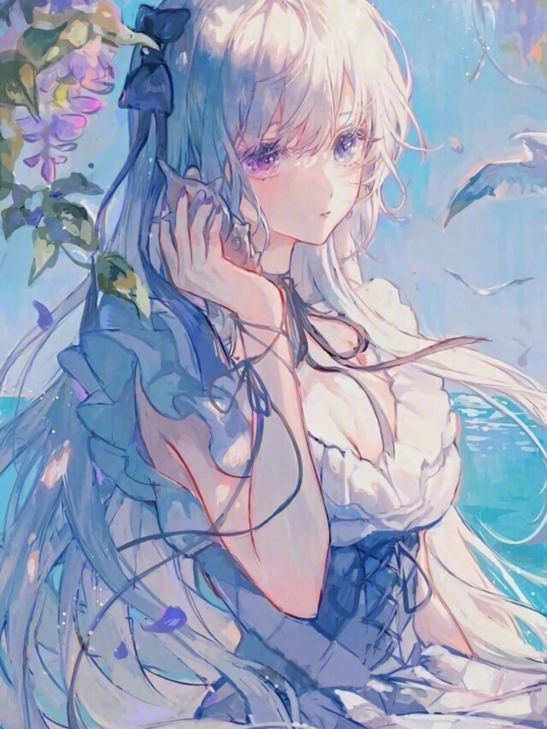 唯美女生图片动漫