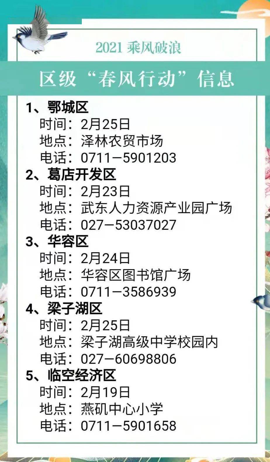 鄂州城区最新招聘信息